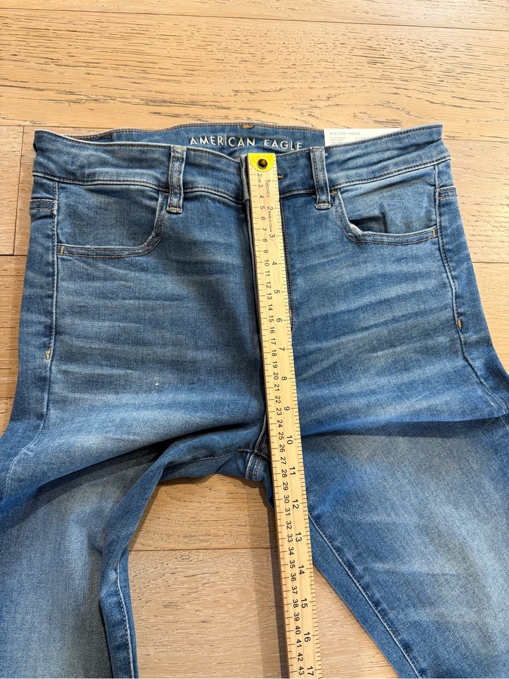 NWT American Eagle Outfitters Women’s Skinny Jeggings Jeans in Medium Blue - Picture 5 of 7
